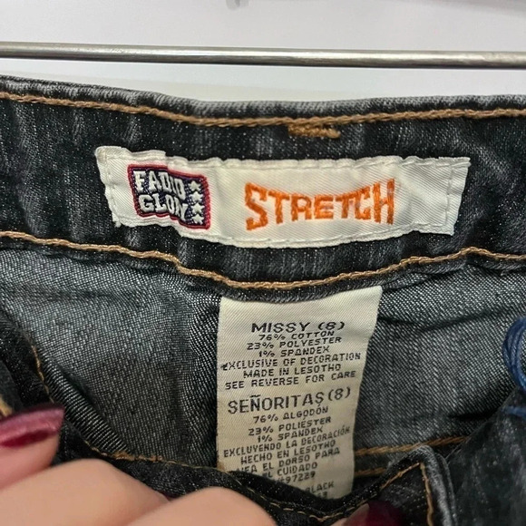 Faded Glory Stretch Boho Vibe Bootcut Jeans Size 8 - Picture 10 of 10